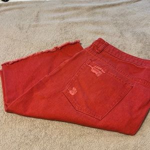 LRG red shorts size 40